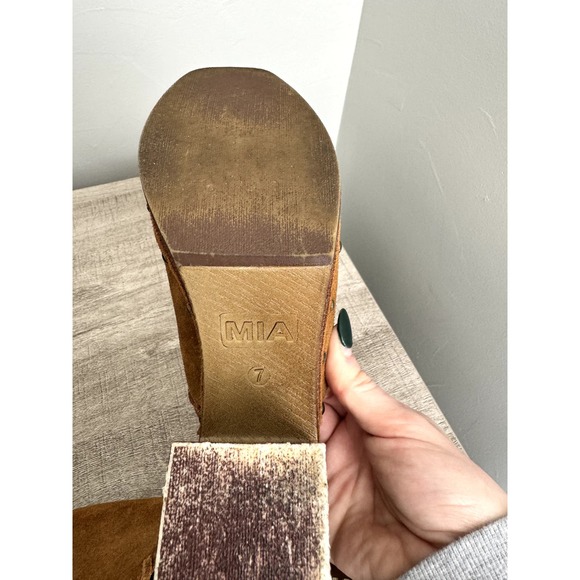 Mia Y2K Wooden Slip On Clogs - Picture 7 of 7